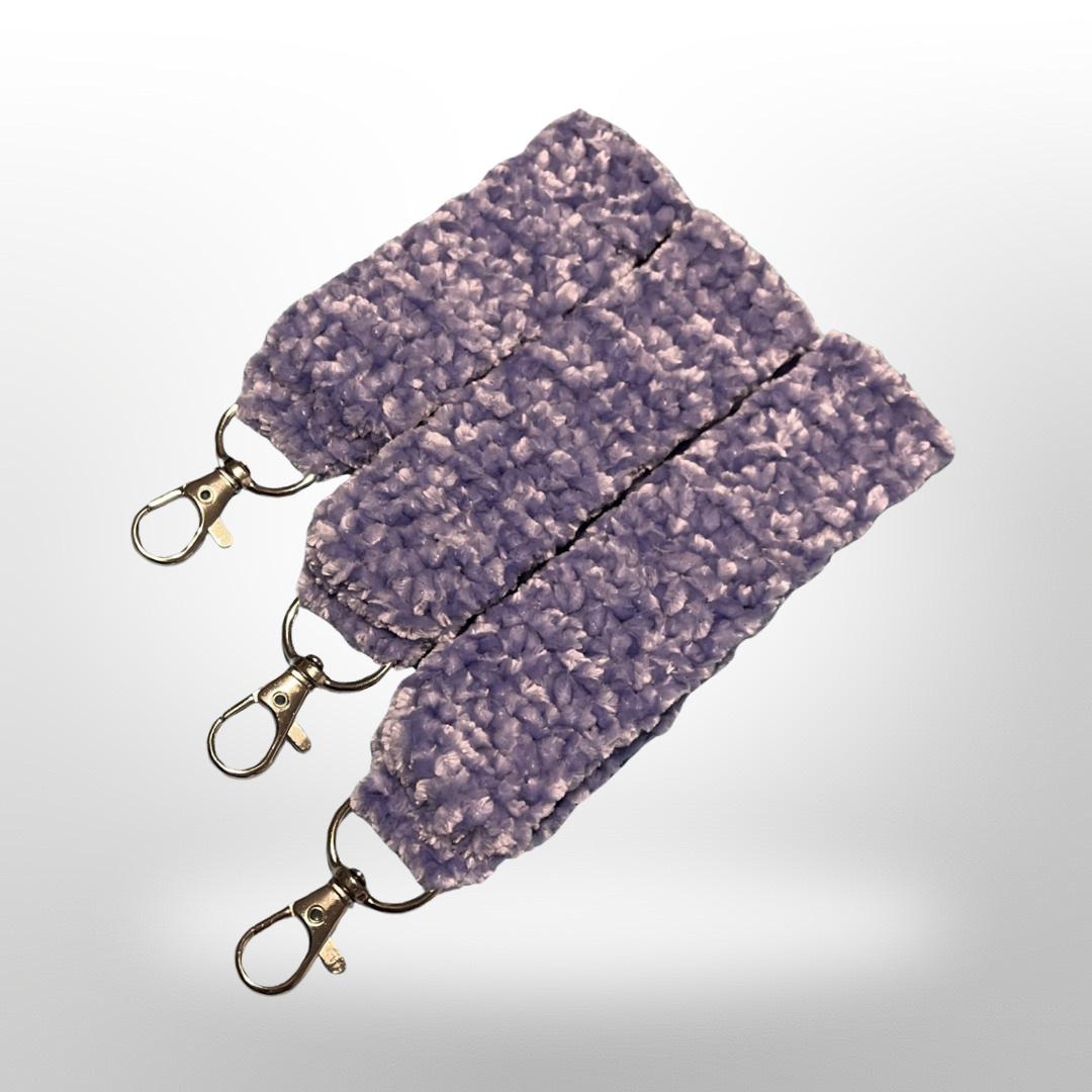 Velvet Wristlet Keychains