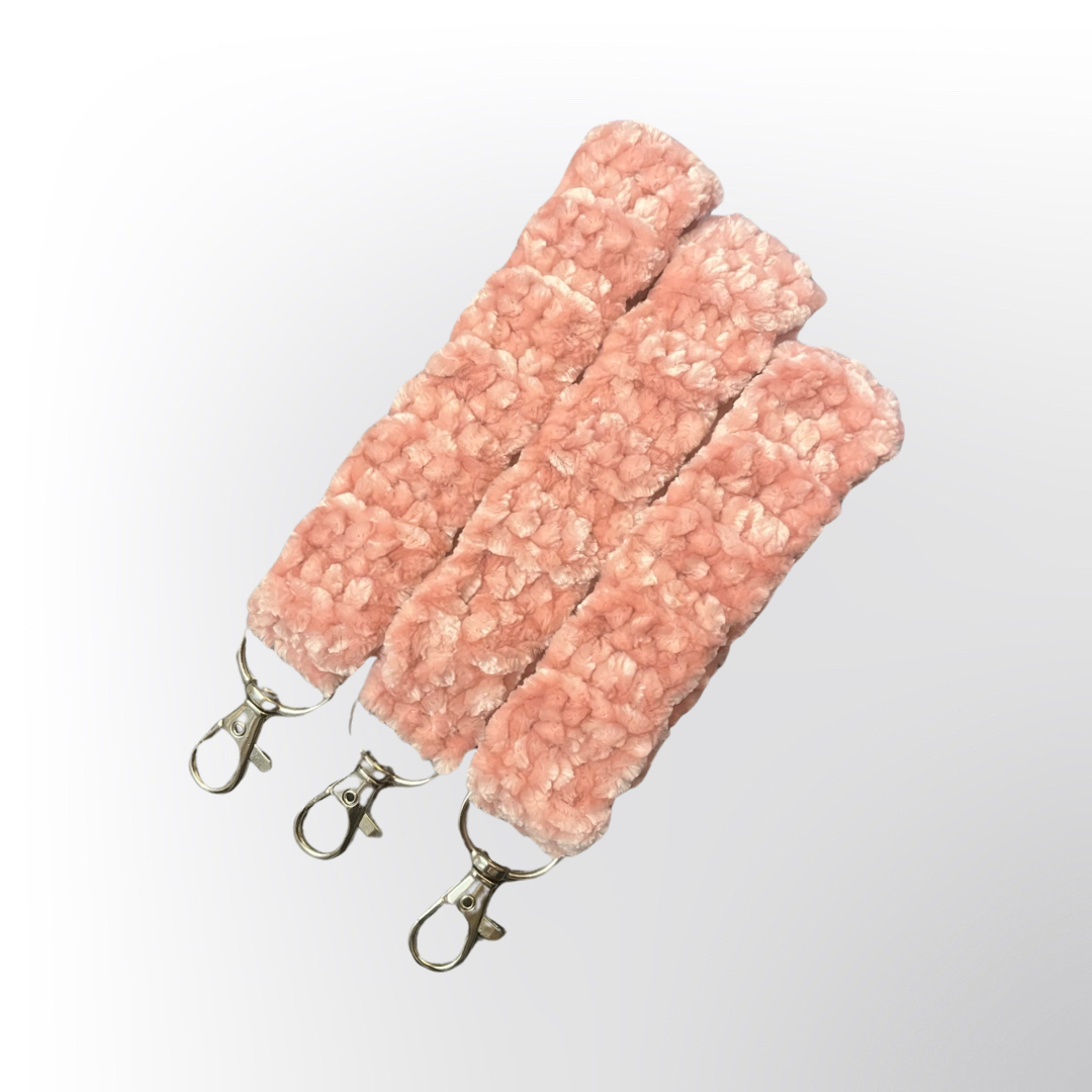 Velvet Wristlet Keychains